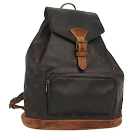 Louis Vuitton-LOUIS VUITTON Monogram Montsouris GM Backpack M51135 LV Auth 126277-Monogram