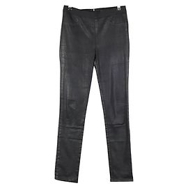 Zadig & Voltaire Gerade Lederhosen Schwarz