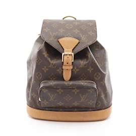 Louis Vuitton-Louis Vuitton Montsouris MM Backpack-Brown