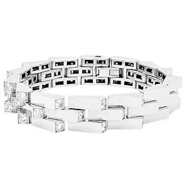 Vintage Boucheron Armband, 'Crémaillère', Platin, Diamanten. Andere