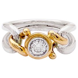 FRED ring, two-tone gold and diamond. Other