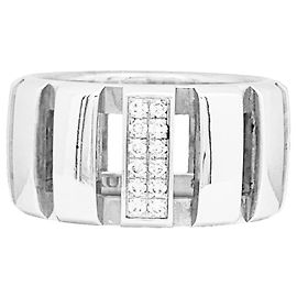 Anillo Chaumet, 'Class One', oro blanco, diamantes. Otro