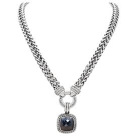 David Yurman Halskette, 'Grand Albion', Silber, Hämatit, Diamanten. Andere