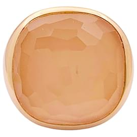 Pomellato-Pomellato 'Cipria' ring in rose gold and rose quartz.-Other