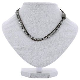 Autre Marque Collar de cadena doble Negro
