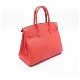 Hermès-Sac à main Hermes Birkin 30 Epsom-Rose,Autre