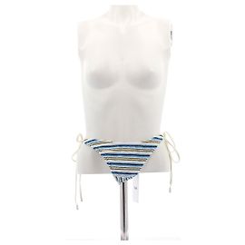 Autre Marque Bas de maillot de bain à rayures bleues Bleu