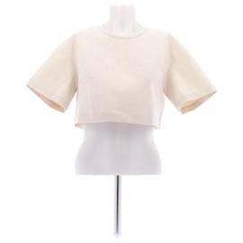 Autre Marque Ecru Kurzarmtop Beige
