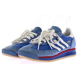 Adidas Baskets en cuir bleu "SL 72" Bleu