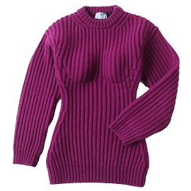 Prada Wollpullover mit Rundhalsausschnitt P24Q1L Lila