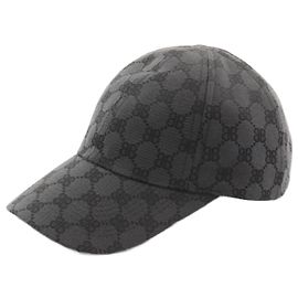 Boné de lona Balenciaga × Gucci Hacker Project (Limitado) Preto
