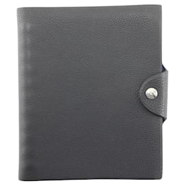 Hermès-Housse de carnet Hermes Ulysse PM Togo-Bleu,Bleu Marine