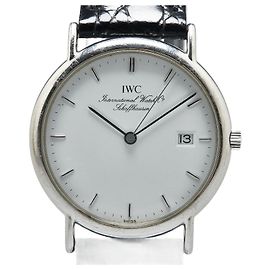 IWC SCHAFFHAUSEN Portofino de acero inoxidable Blanco
