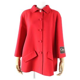Cappotto in seta Gucci QUELLE QUEN SOIT LA SAISON Rosso
