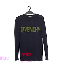 Givenchy-Givenchy Logo Knit Sweater-Black