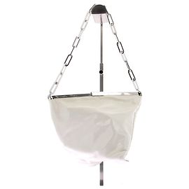 By Far Sac "Prisma Limewash Creased Leather" blanc Blanc