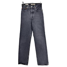 Jeans rectos Ribcage Levi's grises Gris