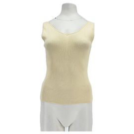 Autre Marque GOELIA Tanktop Ecru Khaki