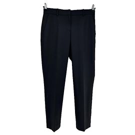 Theory Calça de lã preta Preto
