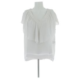 Fendi Grey Silk Blouse Grey