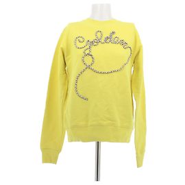 Golden Goose Sweatshirt jaune à broderies Jaune