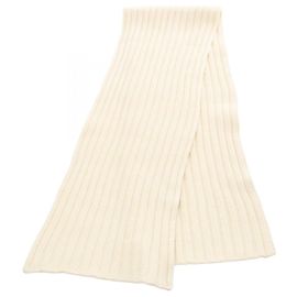 Cachecol de lã Jil Sander Bege Cru
