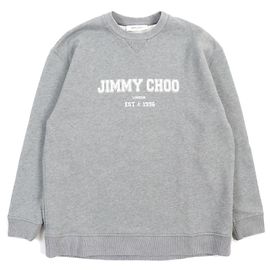 Baumwoll-Sweatshirt JC-COLLEGE von Jimmy Choo Braun Grau