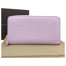Billetera Larga Bottega Veneta Púrpura