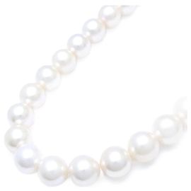 Autre Marque Collar de perlas Akoya plata 43 cm Plata