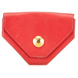 Hermès-Porte-monnaie Swift Calinuit d'Hermès-Rouge