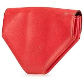 Hermès-Porte-monnaie Swift Calinuit d'Hermès-Rouge