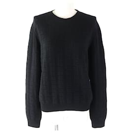 Hermès-Hermes Virgin Wool Loungewear Knit Black 42-Black