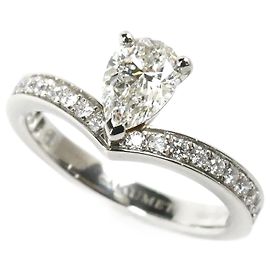 Anel Josephine em platina e diamantes da Chaumet Outro