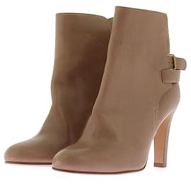 Michel Vivien Stivaletti con tacco in pelle cammello Cammello