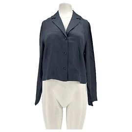Autre Marque Camicia di seta "Aloma" Nero