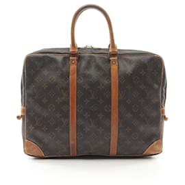 Louis Vuitton-Louis Vuitton Porte-Documents Voyage Monogram Briefcase-Brown
