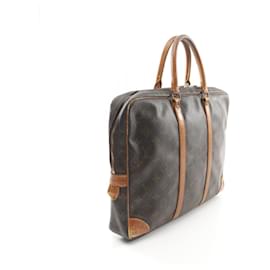 Louis Vuitton-Louis Vuitton Porte-Documents Voyage Monogram Briefcase-Brown