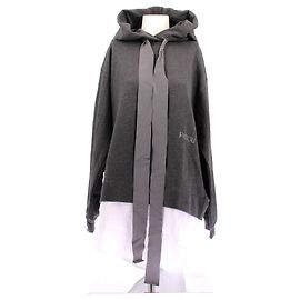 Autre Marque Moletom cinza PATOU com detalhe de camisa Cinza