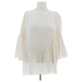 Givenchy Seidenbluse Ecru Khaki