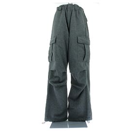 Miu Miu Grey Wool Cargo Pants Grey