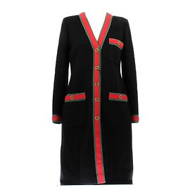 Gucci Abrigo de lana Negro