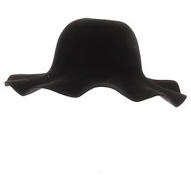 Borsalino Hut aus Haar Schwarz