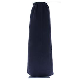 Fendi-Jupe en laine-Bleu Marine