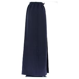 Fendi-Jupe en laine-Bleu Marine