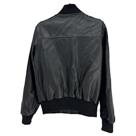 Sandro-Blouson en cuir-Black