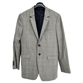 Autre Marque Blazer de lã Cinza