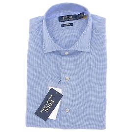 Camicia Polo Ralph Lauren Blu a Quadretti M Blu