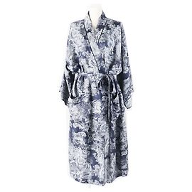 Accappatoio in seta Dior Blu Altro