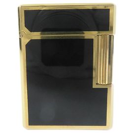 & Other Stories Dupont Line 1 Lacquer Roller Gas Lighter Black Gold Black Golden