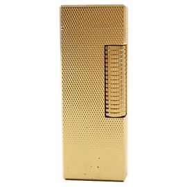 Alfred Dunhill Accessoire de fumeur à rouleau Dunhill Square en or Doré